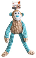 Fofos Long Leg Monkey Crinkle Plush Toy