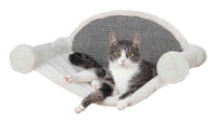Trixie Cat Climbing Step, Cuddle Cave, Hammock For Wall Mounting, White/Grey