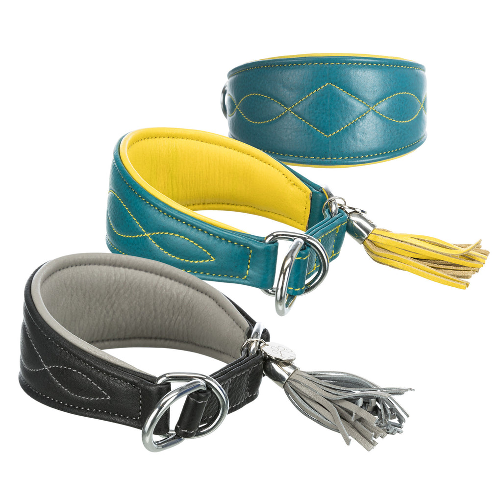 Leather greyhound collars clearance