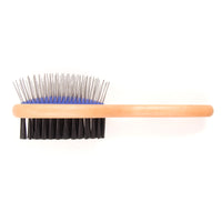 Ancol Wooden Handled Double Sided Brush Large
