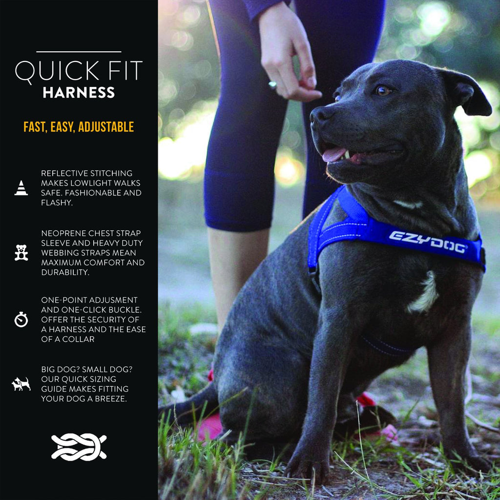 EzyDog Quick Fit Harness Hills Pet Shop