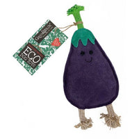 Green & Wilds Austin The Aubergine Eco Jute Dog Toy