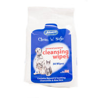 Johnsons Cleansing Wipes - Sachet 30 Wipes