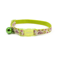 Ancol Flower Safety Cat Collar Lime