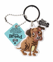 Dog Key Ring Mixed Breed