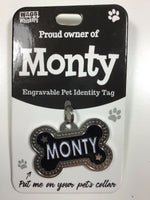 Wags & Whiskers Dog Tag Monty