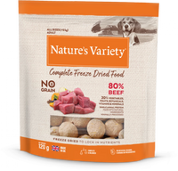 Natures Variety Complete Freeze Dried Dog Food Beef Chunks 120g
