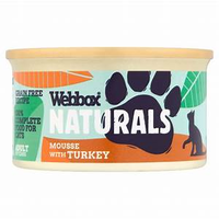 Webbox Naturals Cat Mousse with Turkey 85g