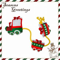 Ancol Christmas Dog Toy - Ropey Train