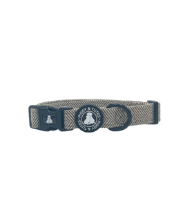 Piggy & Tutes Brown Tweed Collar