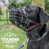 Ancol Black Plastic Muzzle