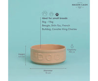 Mason Cash Lettered Dog Bowl 6`