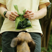 BECO Recycled Dog Poo Bags with Handles - Unscented Large