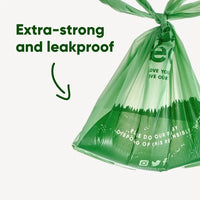 BECO Recycled Dog Poo Bags with Handles - Unscented Large
