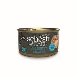 Schesir After Dark Wholefood Adult Cat Chicken With Quail Egg 80g