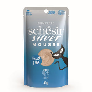 Schesir Silver Mousse Older Cat Chicken 80g