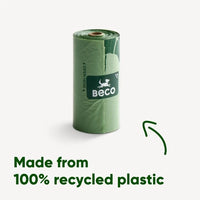 BECO Recycled Dog Poo Bags with Handles - Unscented Standard