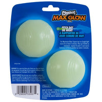 Chuckit Max Glow Balls Medium (2Pk) 6.5cm