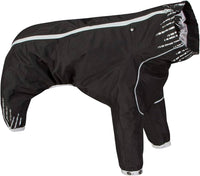 Hurtta Downpour Suit, Weatherproof Dog Rain/Snow Coat, Raven