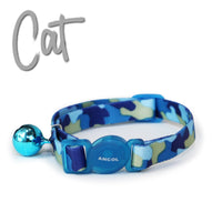 Ancol Camouflage Cat Collar Blue