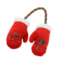Ancol Mrs Claus Mittens Dog Toy