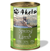 Akela Spring Lamb Dog Can 400g