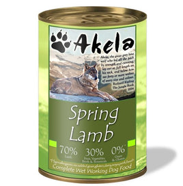 Akela Spring Lamb Dog Can 400g