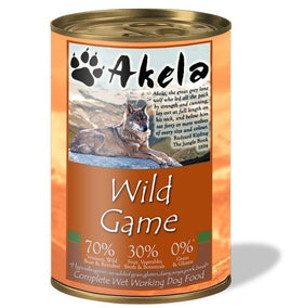 Akela Wild Game Dog Can 400g