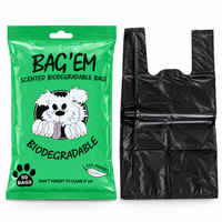 Bag'Em Lemon Scented Biodegradable Poop Bags X 50