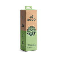 BECO Recycled Dog Poo Bags with Handles - Unscented Large