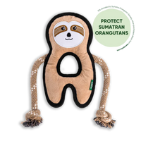 Beco Rough & Tough Sloth Toy Medium