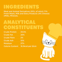 Webbox Cat Tasty Cheese Sticks 30g