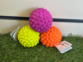 Trixie neon hedgehog balls, foam rubber  7 cm