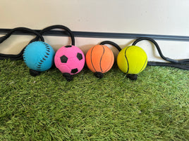 Trixie neon balls on a rope, foam rubber, floatable ? 6 cm/30 cm