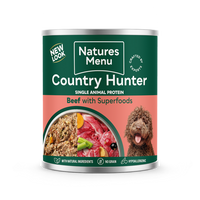 Natures Menu Country Hunter Beef Dog Can 600g