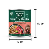 Natures Menu Country Hunter Beef Dog Can 600g
