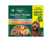 Natures Menu Country Hunter Dog Pouch Multipack 12 x 150g