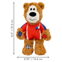 KONG World Cup Wild Knots Bear Medium Limited Edition - Chile