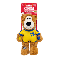 KONG World Cup Wild Knots Bear Medium Limited Edition - Sweden