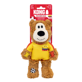 KONG World Cup Wild Knots Bear Medium Limited Edition - Colombia