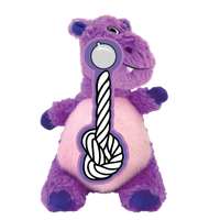 KONG Knots Belly Hippo - Medium/Large
