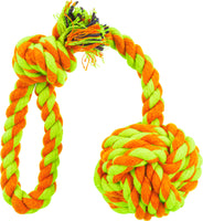 Trixie Denta Fun playing rope with woven-in ball ? 7 cm/50 cm