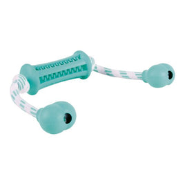 Trixie Denta Fun stick with rope, natural rubber 9 cm/37 cm