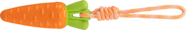 Trixie Carrot On Rope Squeaky Dog Toy