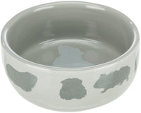 Trixie Ceramic Bowl With Motif, Guinea Pigs 250 Ml/ø 11 Cm