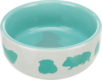Trixie Ceramic Bowl With Motif, Guinea Pigs 250 Ml/ø 11 Cm