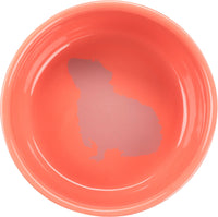 Trixie Ceramic Bowl With Motif, Guinea Pigs 250 Ml/ø 11 Cm