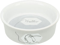 Trixie Hello Rabbit Ceramic Bowl 12cm
