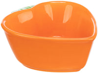 Trixie Small Animal Ceramic Carrot Bowl, 180ml 11cm