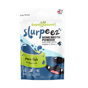 Supernature Slurpeez Pure Fish Bone Broth Powder for Dogs & Cats